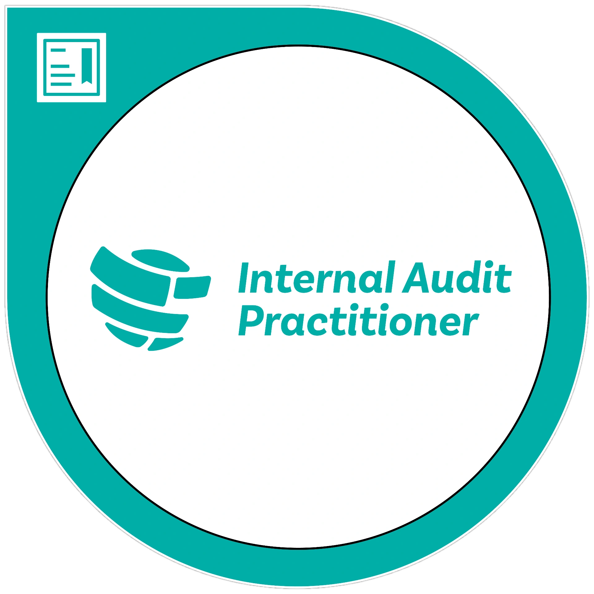 Badge officiel Internal Audit Practitioner (IAP) de l'IIA